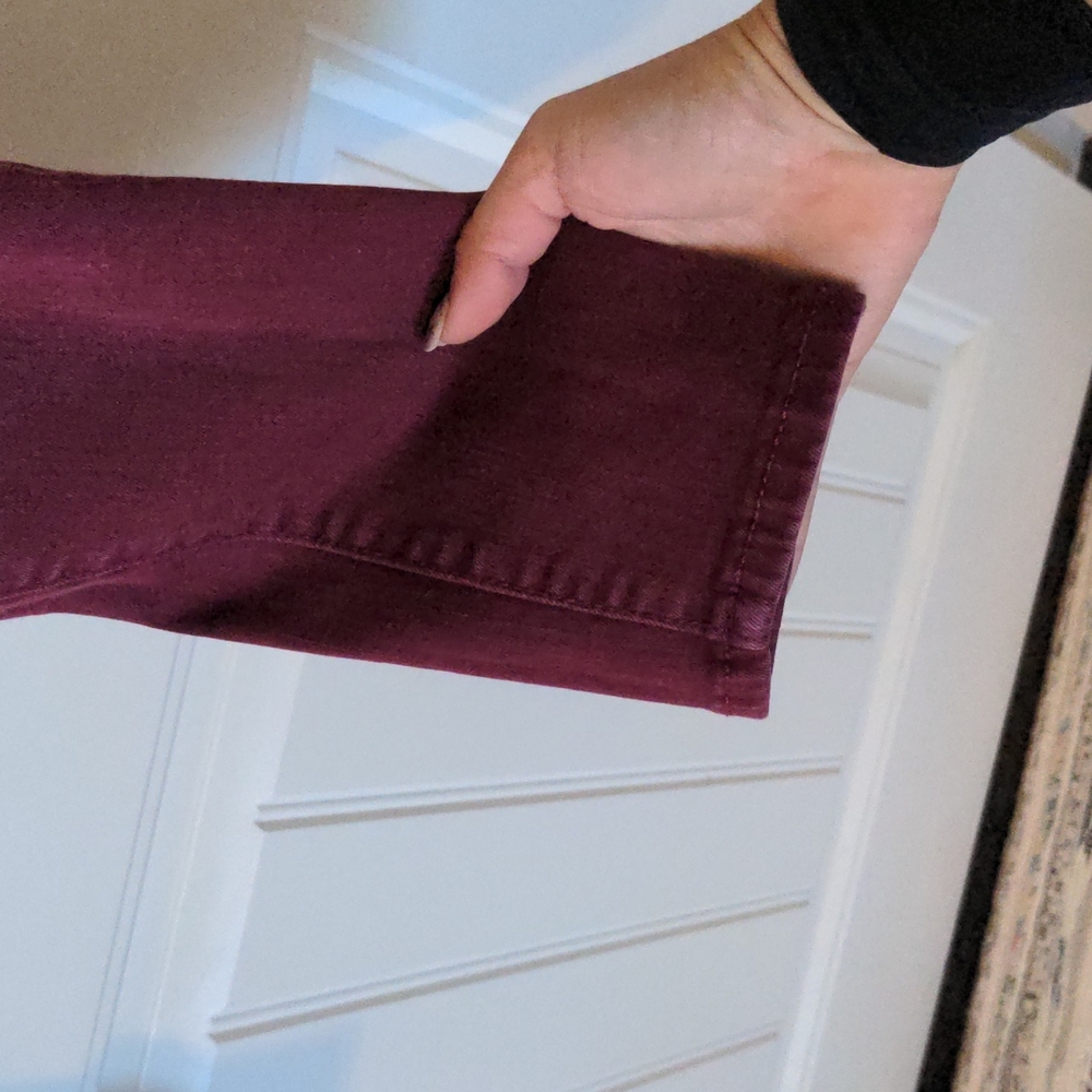 Gap true skinny jeans in burgundy - Picture 3 of 7